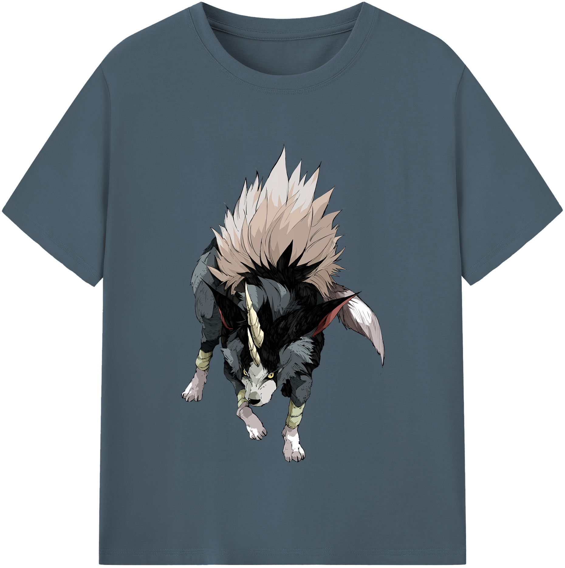 （画像用） 転スラ Regarding Reincarnated to Slime 綿100％半袖Tシャツ（フロントプリント）